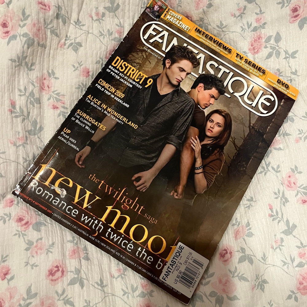 Fantastique Twilight New Moon Magazine 🐺🗞️🩸